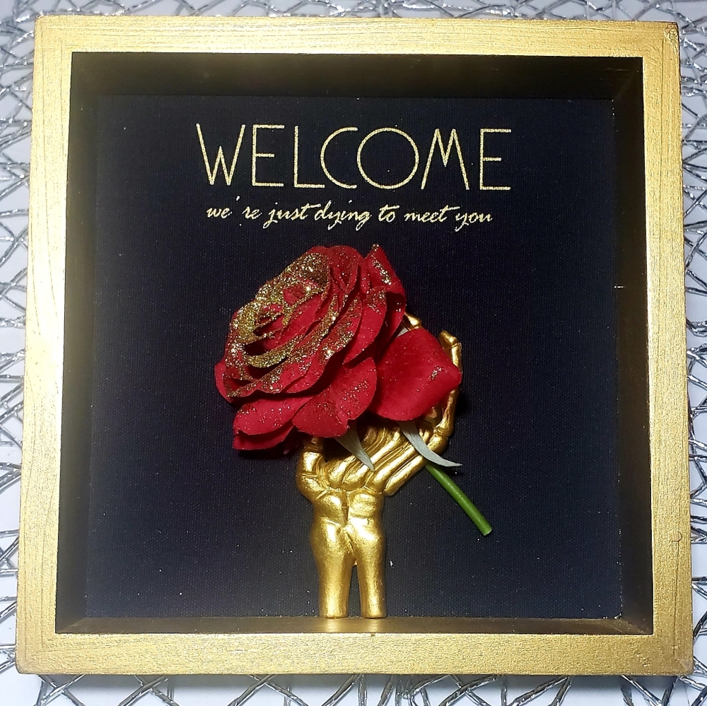 3-d Halloween welcome sign